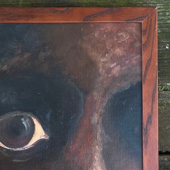 Raél Jero Salley Signed Original Framed Oil Painting Portrait Black Child Canvas - Picture 2 of 14